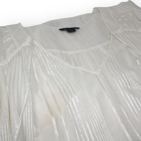 XL WeTheFree A/X Blouse Tunic Caftan Coverup Checker Floral Dye - Picture 11 of 15